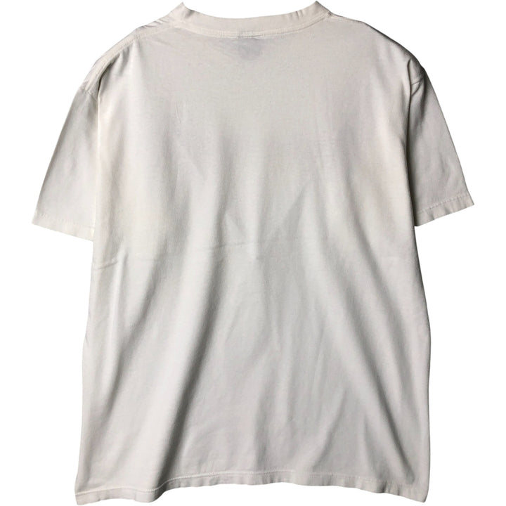 Timberland Short Sleeve Logo T-Shirt, Made in USA, Men's Size L cotton white type Vintage Second Hand