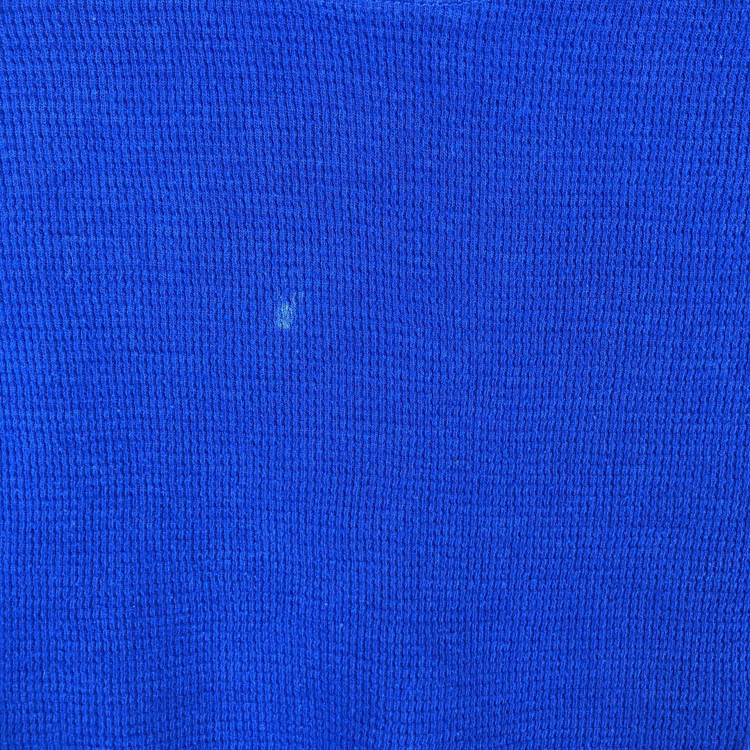 Ralph Lauren POLO RALPH LAUREN Polo Bear Thermal Long T-Shirt, Men's Size Medium cotton blue type Vintage Second Hand