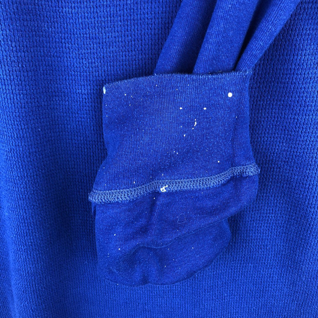 Ralph Lauren POLO RALPH LAUREN Polo Bear Thermal Long T-Shirt, Men's Size Medium cotton blue type Vintage Second Hand