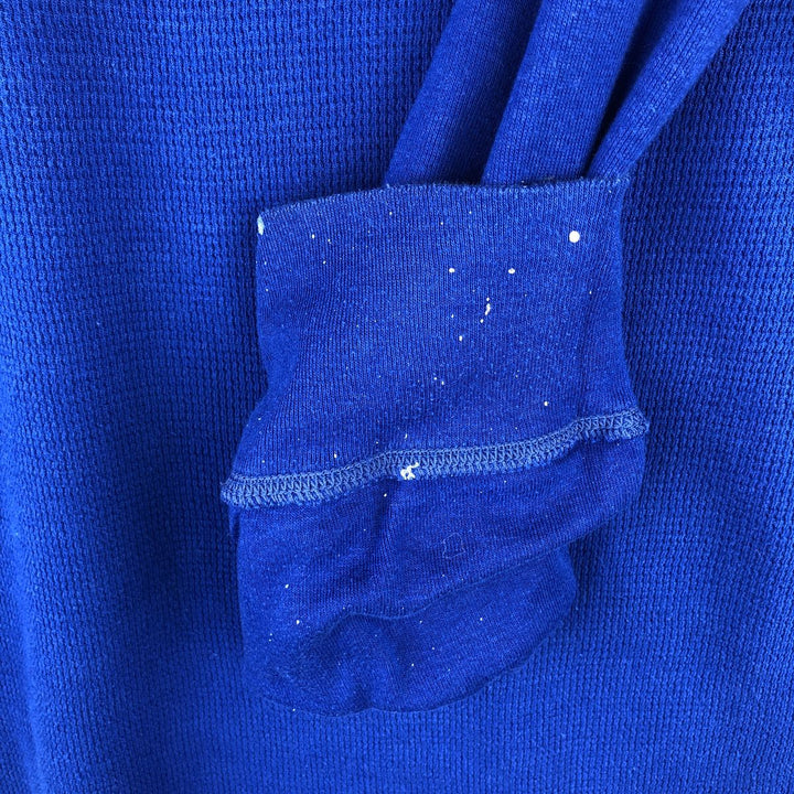 Ralph Lauren POLO RALPH LAUREN Polo Bear Thermal Long T-Shirt, Men's Size Medium cotton blue type Vintage Second Hand