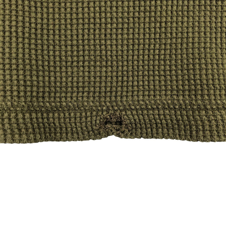 Ralph Lauren POLO RALPH LAUREN Thermal Long T-shirt Waffle Men's XL cotton Khaki type Vintage Second Hand