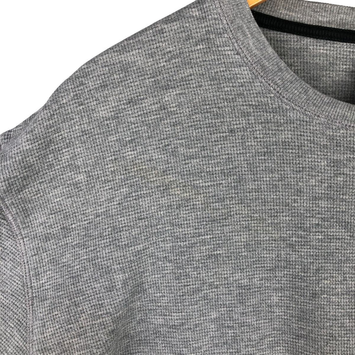 Ralph Lauren POLO RALPH LAUREN SLEEPWEAR Thermal Long T-shirt Waffle Men's L size cotton gray type Vintage Second Hand