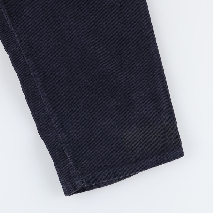 CLASSICS Two-pleat Corduroy Pants Men's Size 34 cotton navy blue type Vintage Second Hand