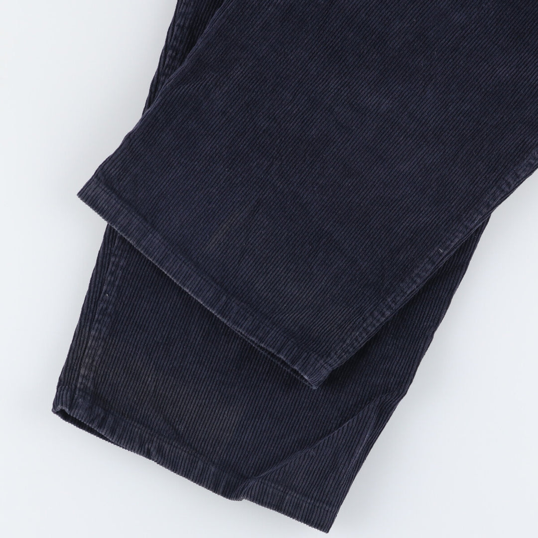 CLASSICS Two-pleat Corduroy Pants Men's Size 34 cotton navy blue type Vintage Second Hand