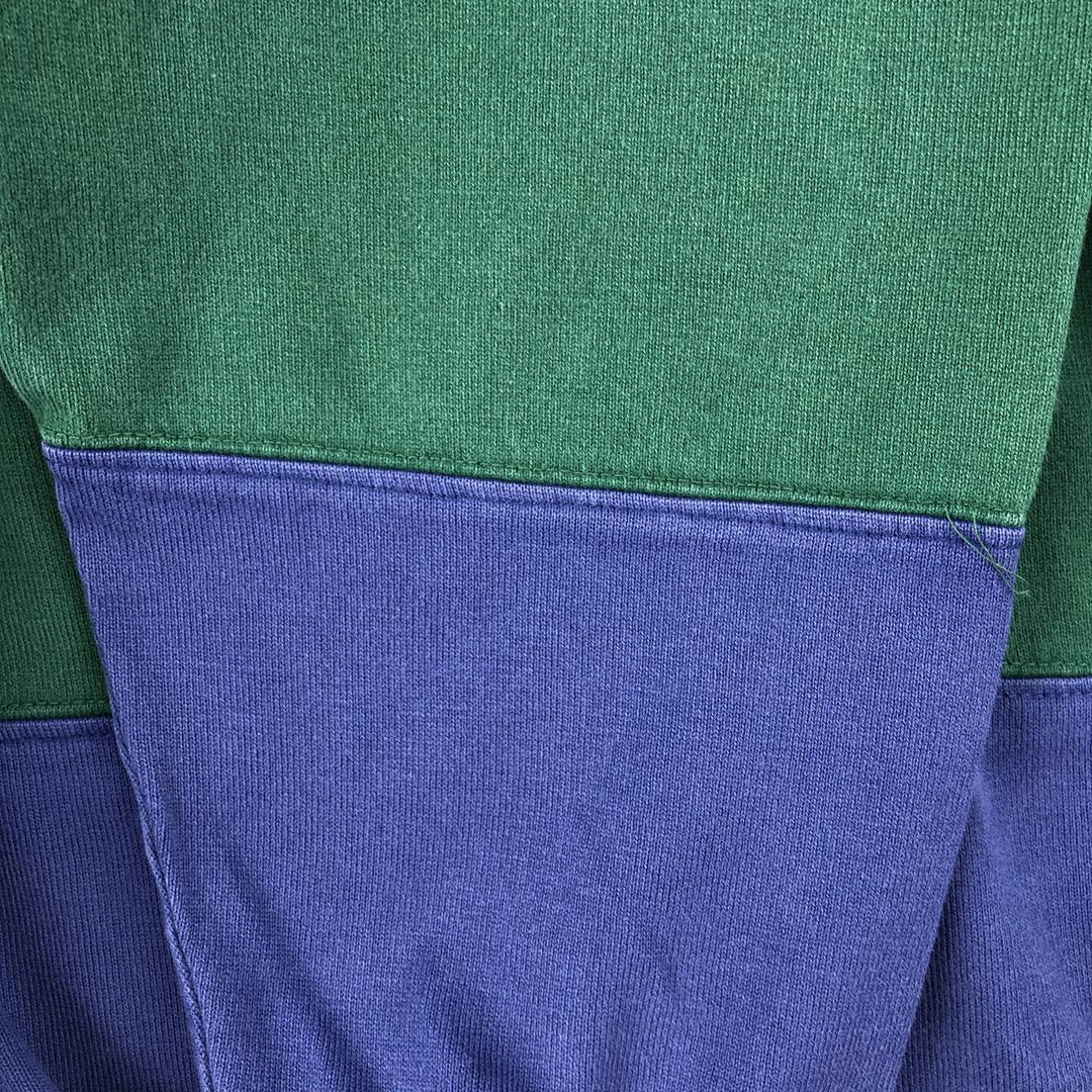 2000'S Eddie Bauer EBTEK Long Sleeve Rugby Shirt, Men's Size Small cotton green type Vintage Second Hand