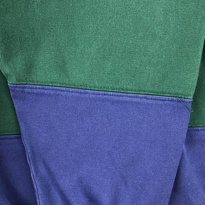 2000'S Eddie Bauer EBTEK Long Sleeve Rugby Shirt, Men's Size Small cotton green type Vintage Second Hand