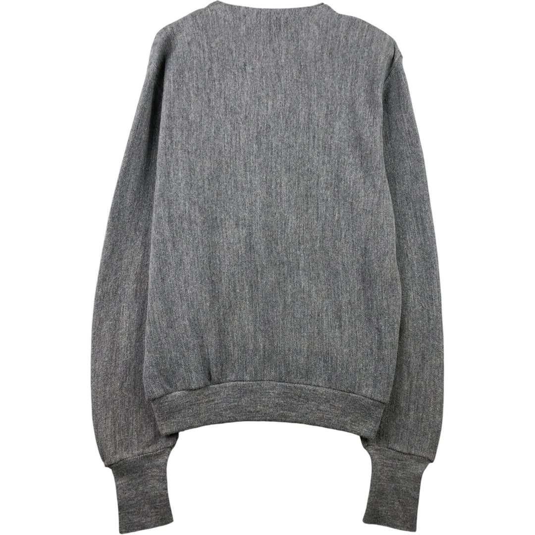 Munsingwear Grand Slam Acrylic Knit Cardigan, Made in USA, Men's XL acrylic gray type Vintage Second Hand