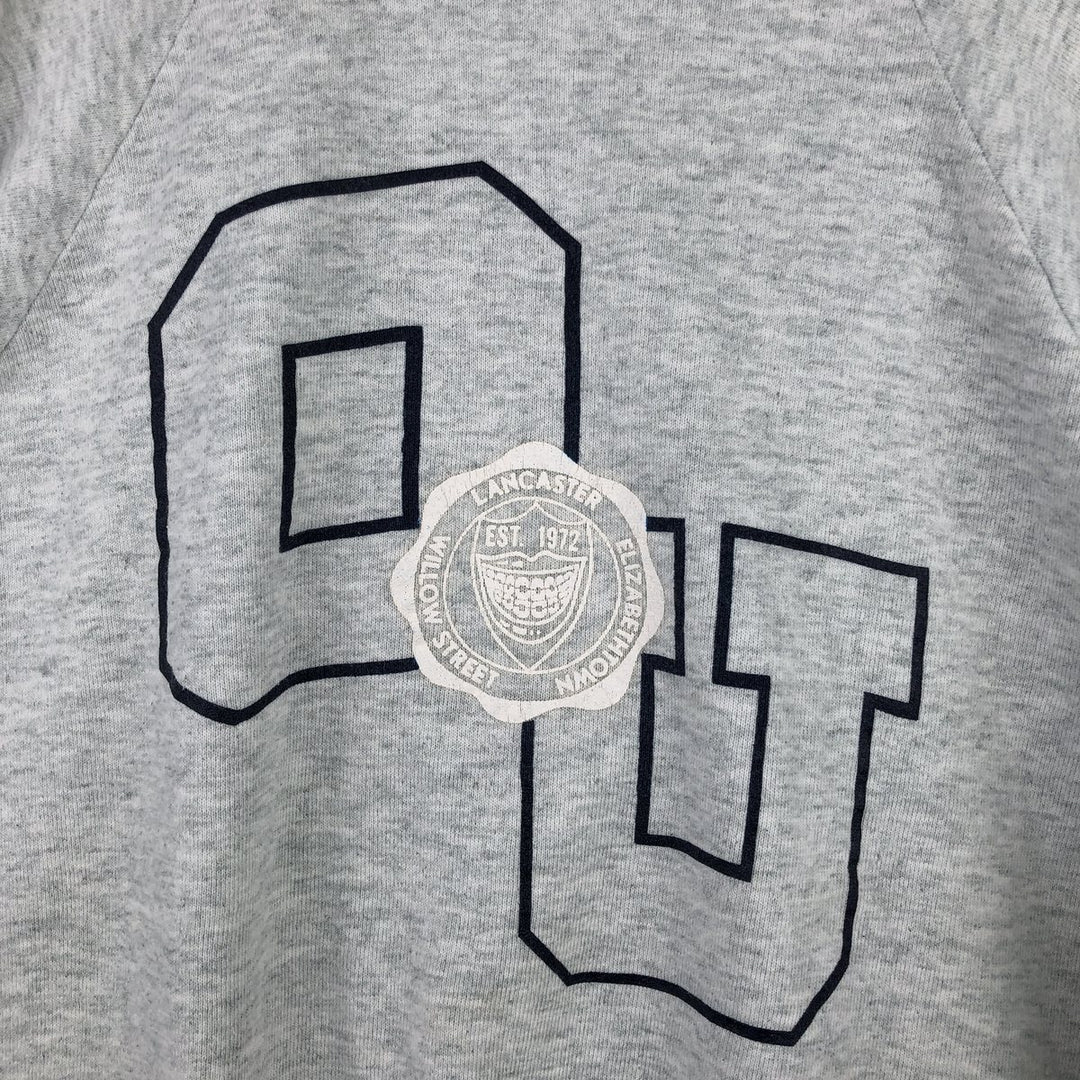 90'S Fruit of the Loom College Character Sweatshirt, Made in USA, Men's Size XL, Vintage cotton gray type Vintage Second Hand