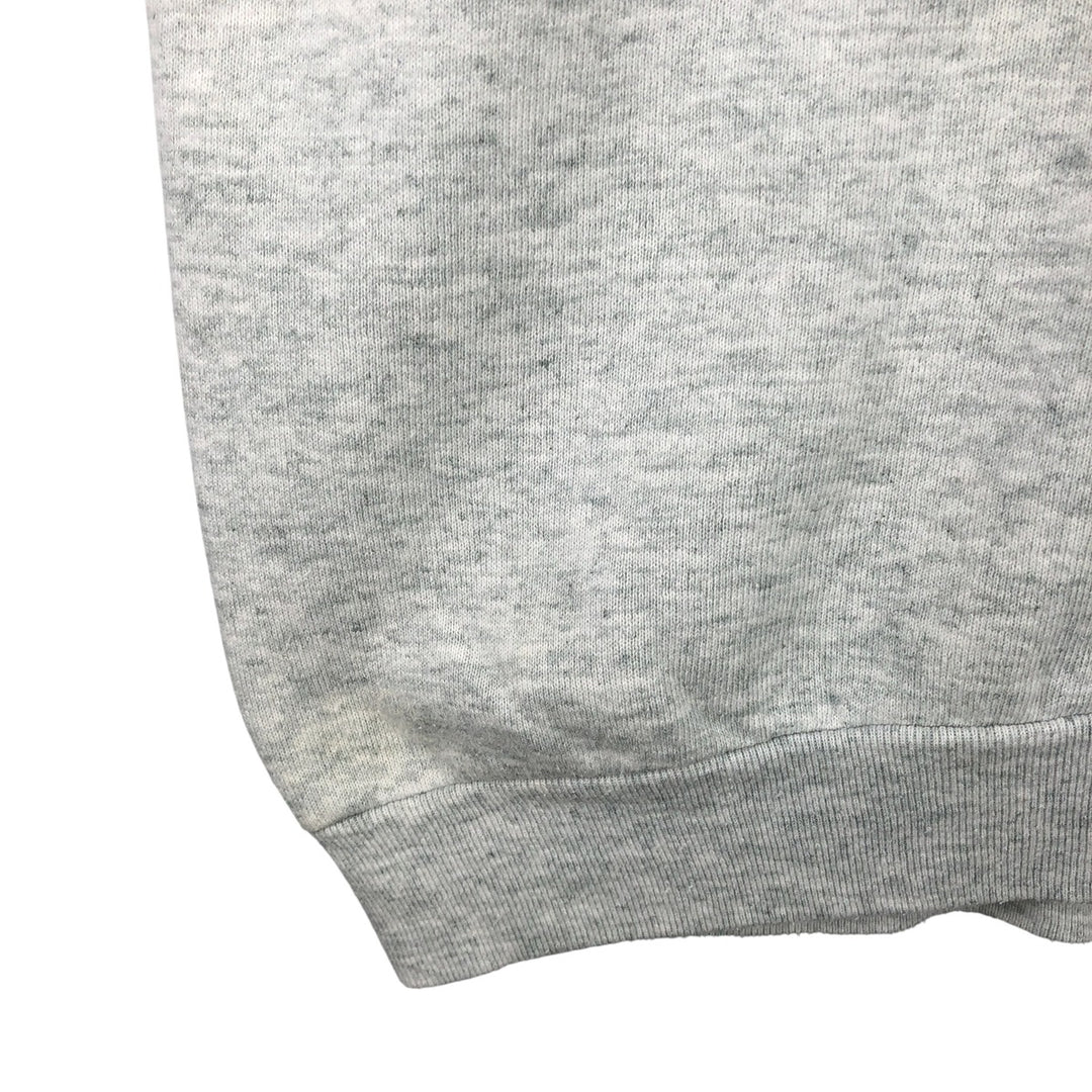 90'S Fruit of the Loom College Character Sweatshirt, Made in USA, Men's Size XL, Vintage cotton gray type Vintage Second Hand
