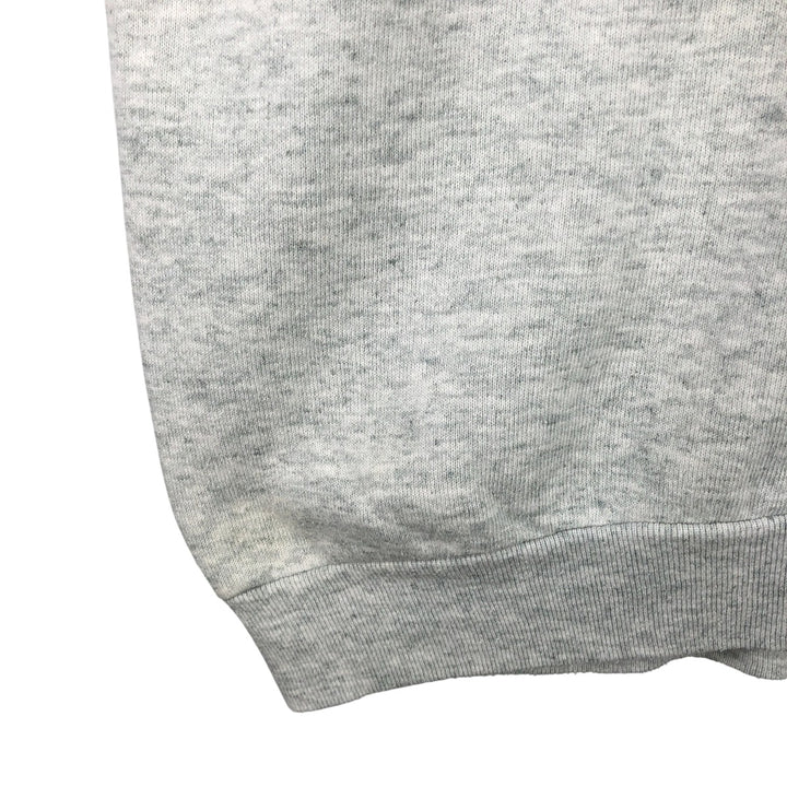 90'S Fruit of the Loom College Character Sweatshirt, Made in USA, Men's Size XL, Vintage cotton gray type Vintage Second Hand