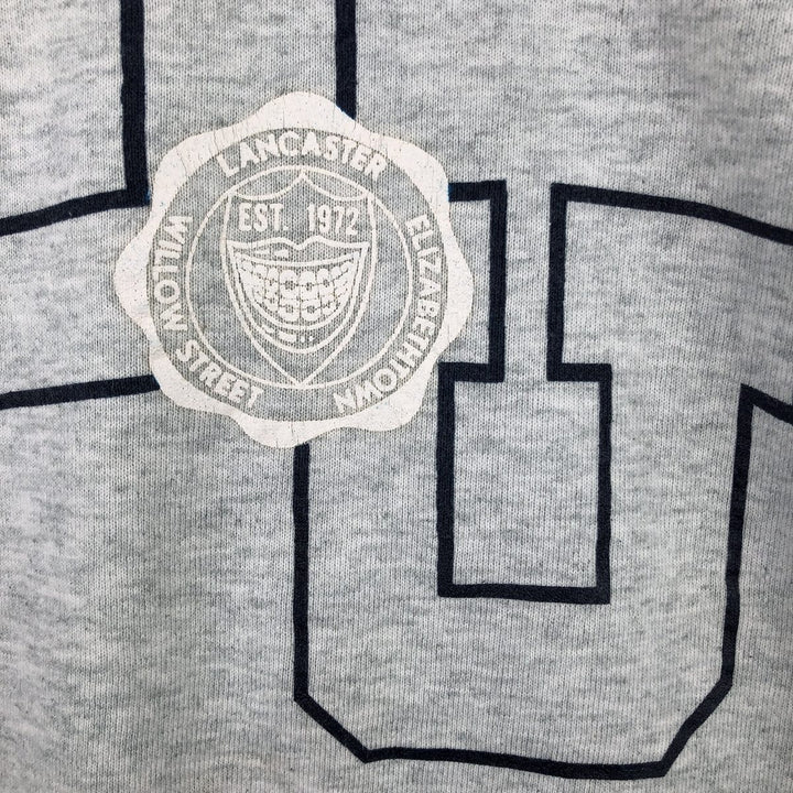 90'S Fruit of the Loom College Character Sweatshirt, Made in USA, Men's Size XL, Vintage cotton gray type Vintage Second Hand