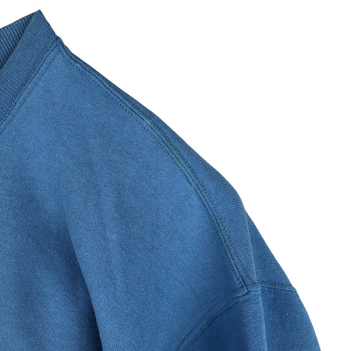 90'S Russell College Sweatshirt, Made in USA, Men's XL, Vintage cotton Blue type light blue Vintage Second Hand