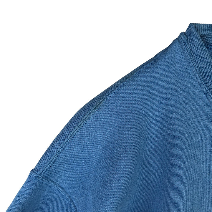 90'S Russell College Sweatshirt, Made in USA, Men's XL, Vintage cotton Blue type light blue Vintage Second Hand