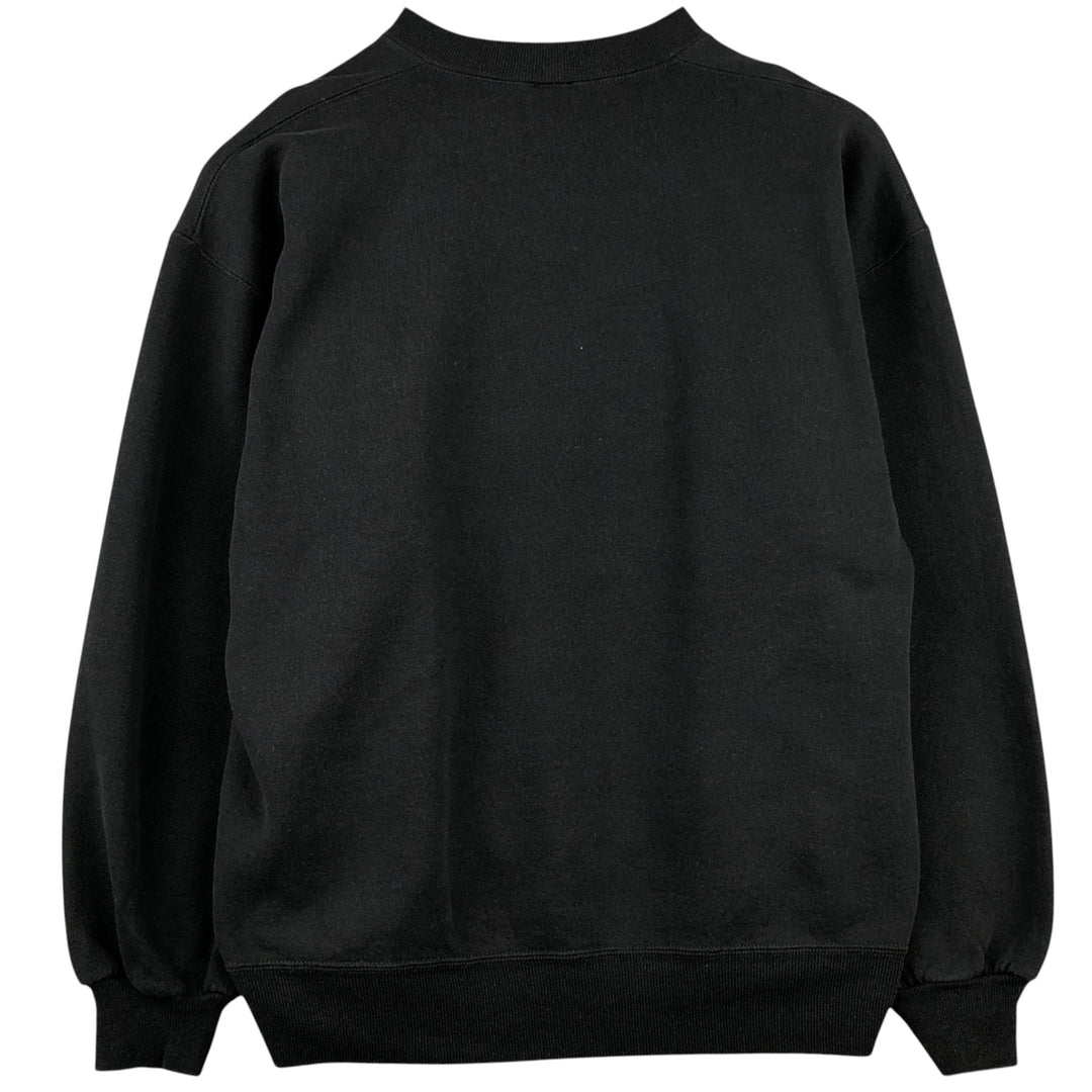 90'S Russell College Sweatshirt, Made in USA, Men's XL, Vintage cotton black type Vintage Second Hand