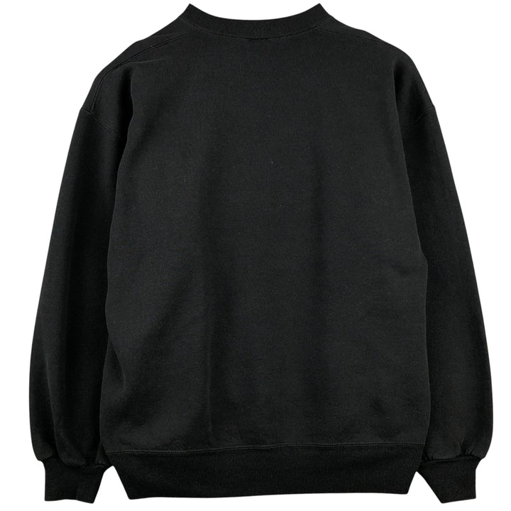 90'S Russell College Sweatshirt, Made in USA, Men's XL, Vintage cotton black type Vintage Second Hand