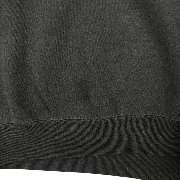 90'S Russell College Sweatshirt, Made in USA, Men's XL, Vintage cotton black type Vintage Second Hand