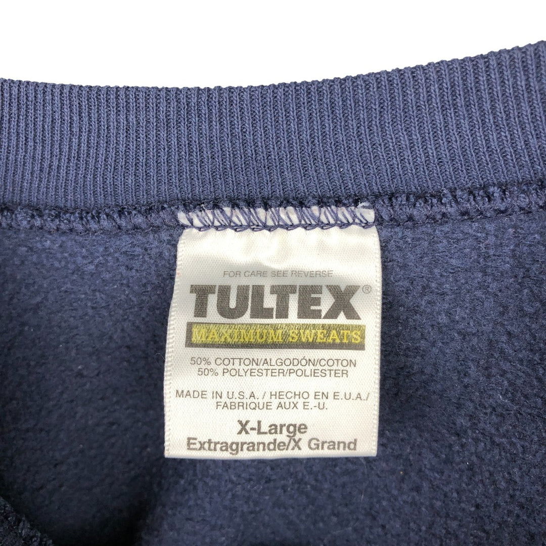 Vintage 1990'S Tartex University of Michigan college sweatshirt, made in the USA, size XL. cotton navy blue type Vintage Second Hand
