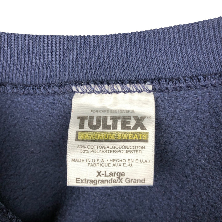 Vintage 1990'S Tartex University of Michigan college sweatshirt, made in the USA, size XL. cotton navy blue type Vintage Second Hand