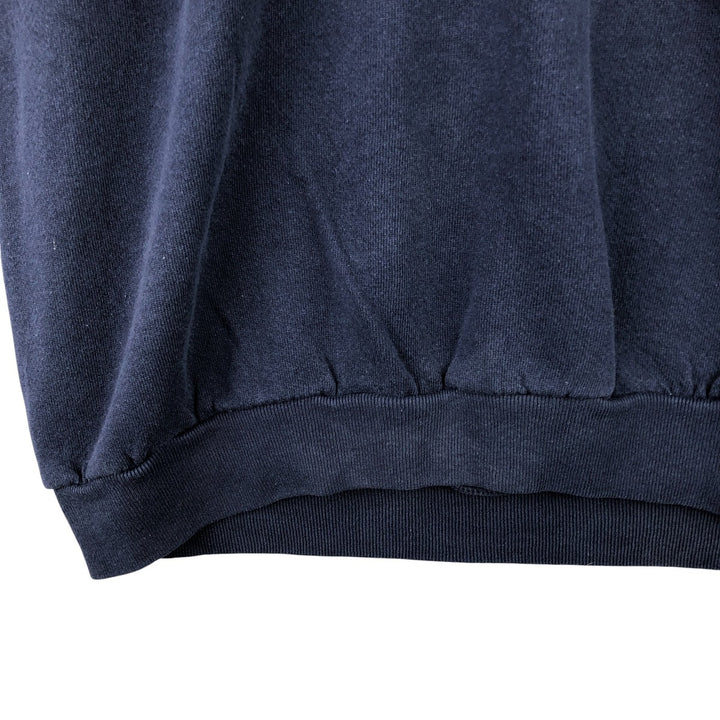 Vintage 1990'S Tartex University of Michigan college sweatshirt, made in the USA, size XL. cotton navy blue type Vintage Second Hand