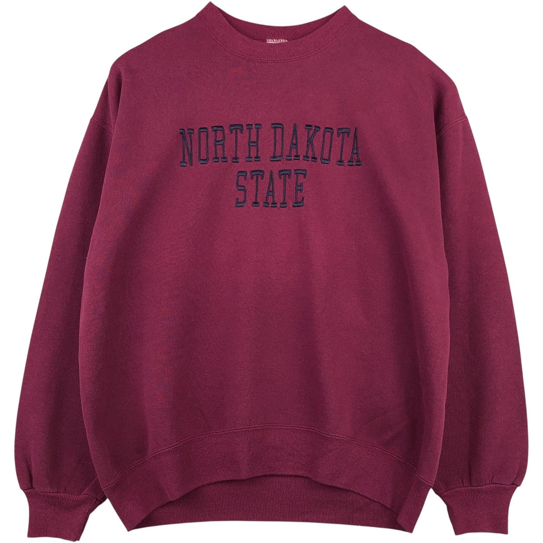 Vintage 80s-90'S Jerseys Super Sweats college sweatshirt, made in the USA, men's size XL cotton burgundy type Vintage Second Hand
