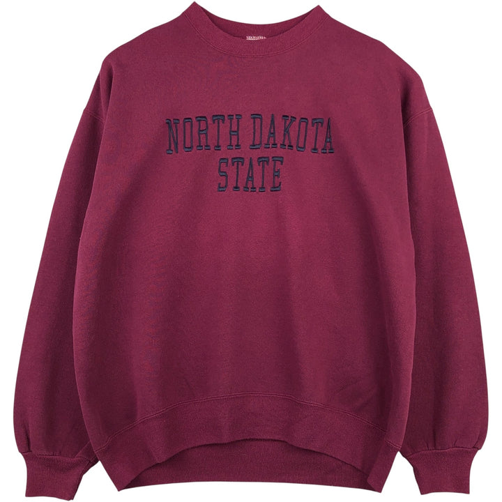Vintage 80s-90'S Jerseys Super Sweats college sweatshirt, made in the USA, men's size XL cotton burgundy type Vintage Second Hand
