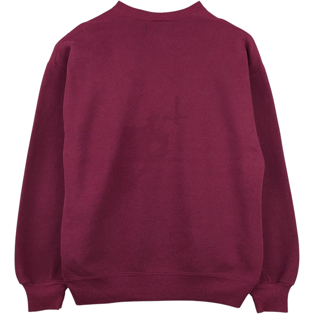 Vintage 80s-90'S Jerseys Super Sweats college sweatshirt, made in the USA, men's size XL cotton burgundy type Vintage Second Hand