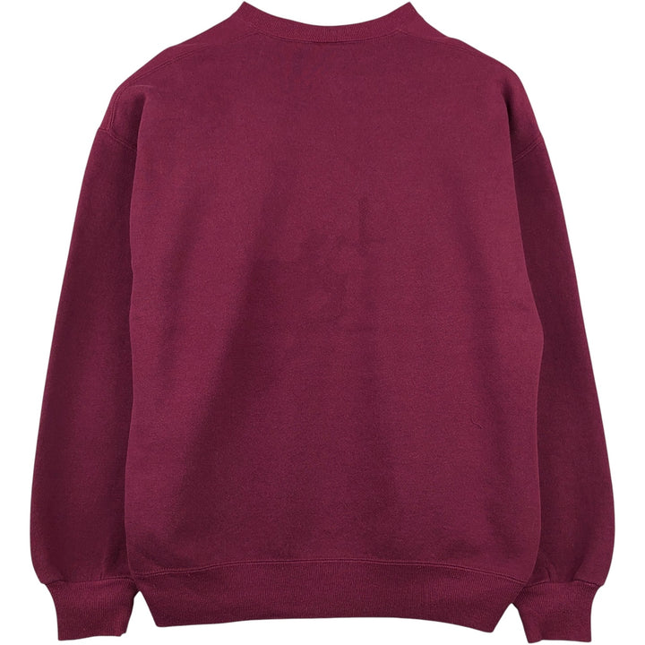 Vintage 80s-90'S Jerseys Super Sweats college sweatshirt, made in the USA, men's size XL cotton burgundy type Vintage Second Hand