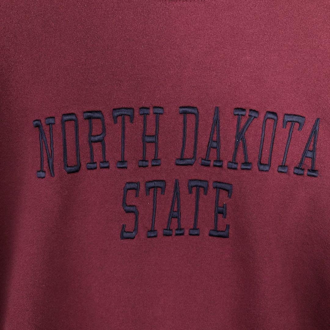 Vintage 80s-90'S Jerseys Super Sweats college sweatshirt, made in the USA, men's size XL cotton burgundy type Vintage Second Hand