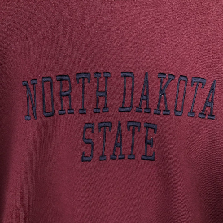 Vintage 80s-90'S Jerseys Super Sweats college sweatshirt, made in the USA, men's size XL cotton burgundy type Vintage Second Hand