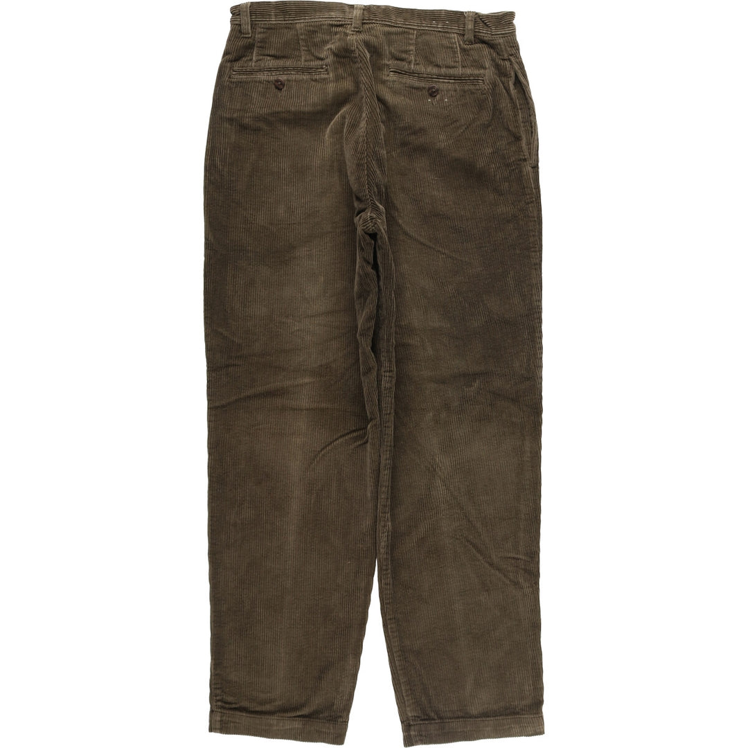 90'S CLUB ROOM corduroy pants, men's size 36, vintage cotton Khaki type Vintage Second Hand