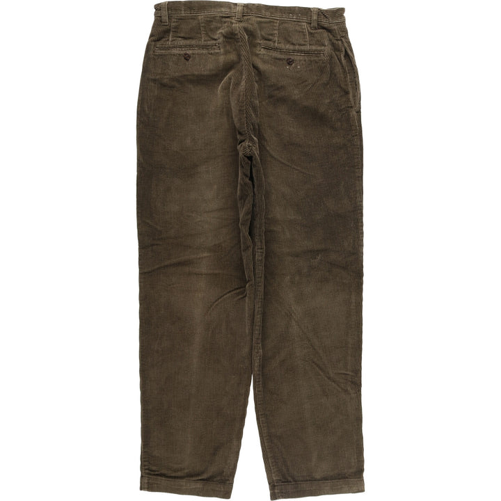 90'S CLUB ROOM corduroy pants, men's size 36, vintage cotton Khaki type Vintage Second Hand