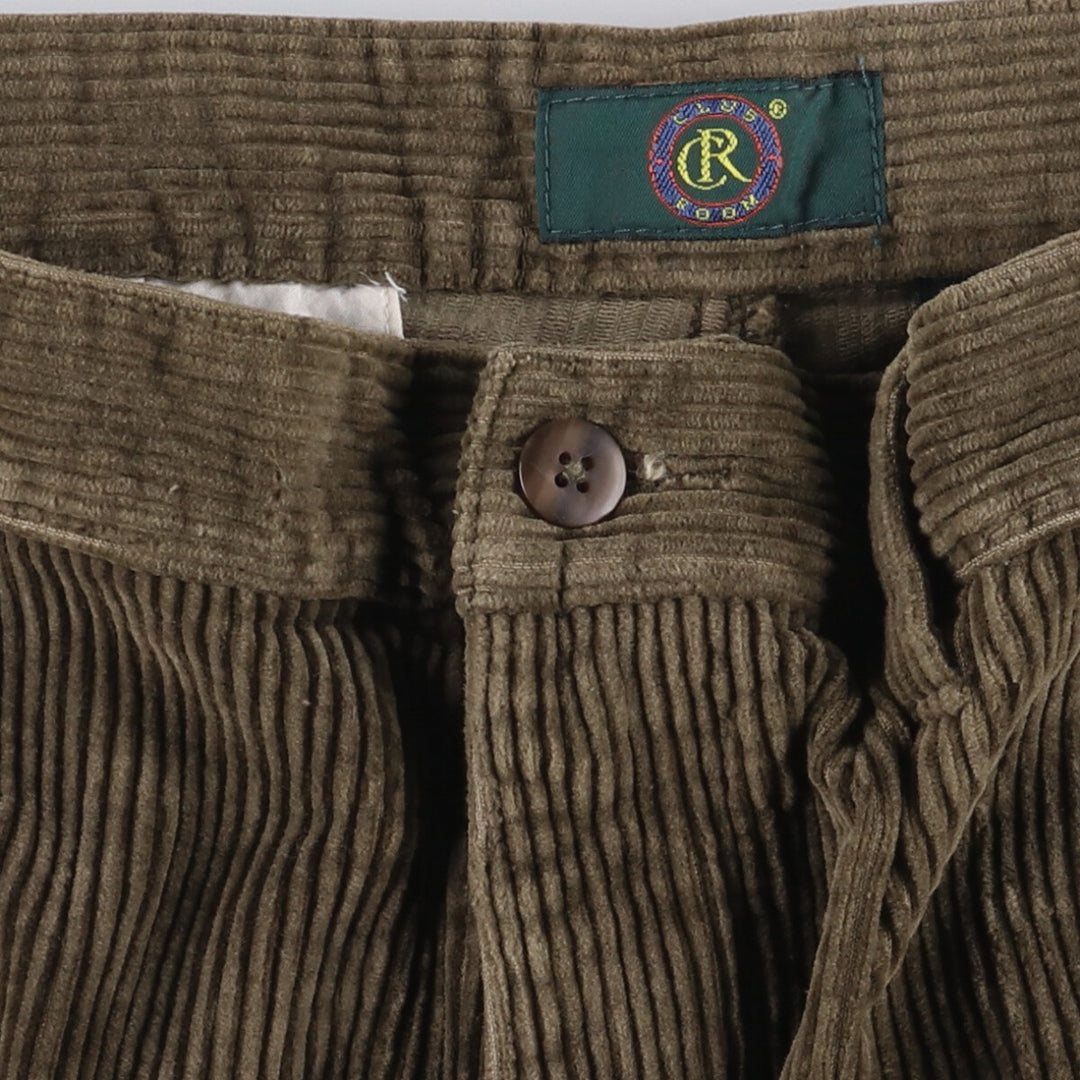 90'S CLUB ROOM corduroy pants, men's size 36, vintage cotton Khaki type Vintage Second Hand