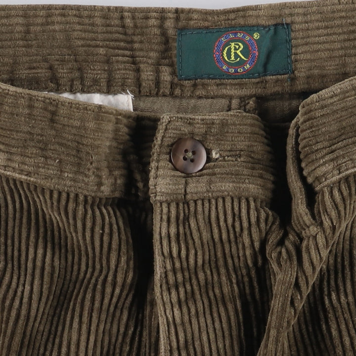 90'S CLUB ROOM corduroy pants, men's size 36, vintage cotton Khaki type Vintage Second Hand