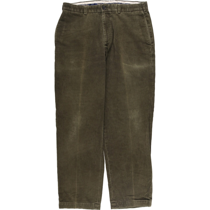 Brooks Brothers HUDSON Corduroy Pants, Men's, Size 36 cotton Khaki type Vintage Second Hand