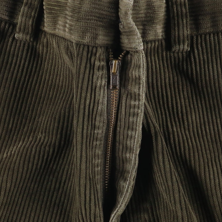 Brooks Brothers HUDSON Corduroy Pants, Men's, Size 36 cotton Khaki type Vintage Second Hand