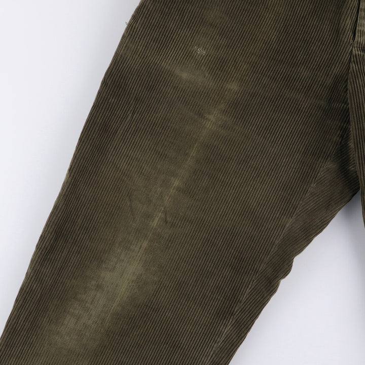 Brooks Brothers HUDSON Corduroy Pants, Men's, Size 36 cotton Khaki type Vintage Second Hand