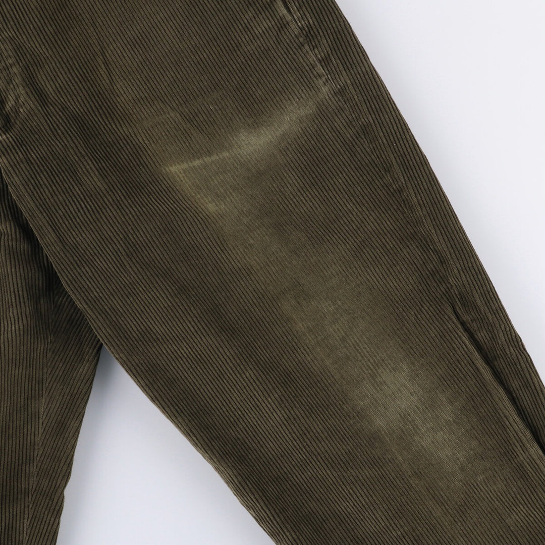 Brooks Brothers HUDSON Corduroy Pants, Men's, Size 36 cotton Khaki type Vintage Second Hand