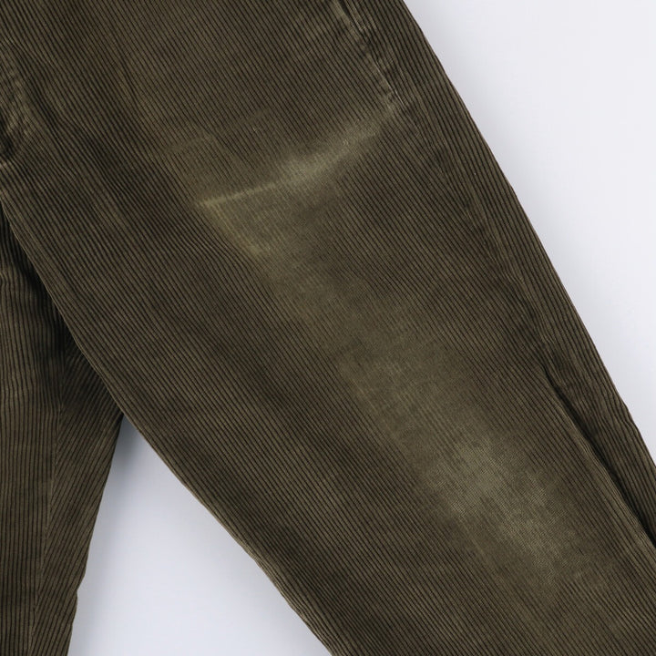 Brooks Brothers HUDSON Corduroy Pants, Men's, Size 36 cotton Khaki type Vintage Second Hand