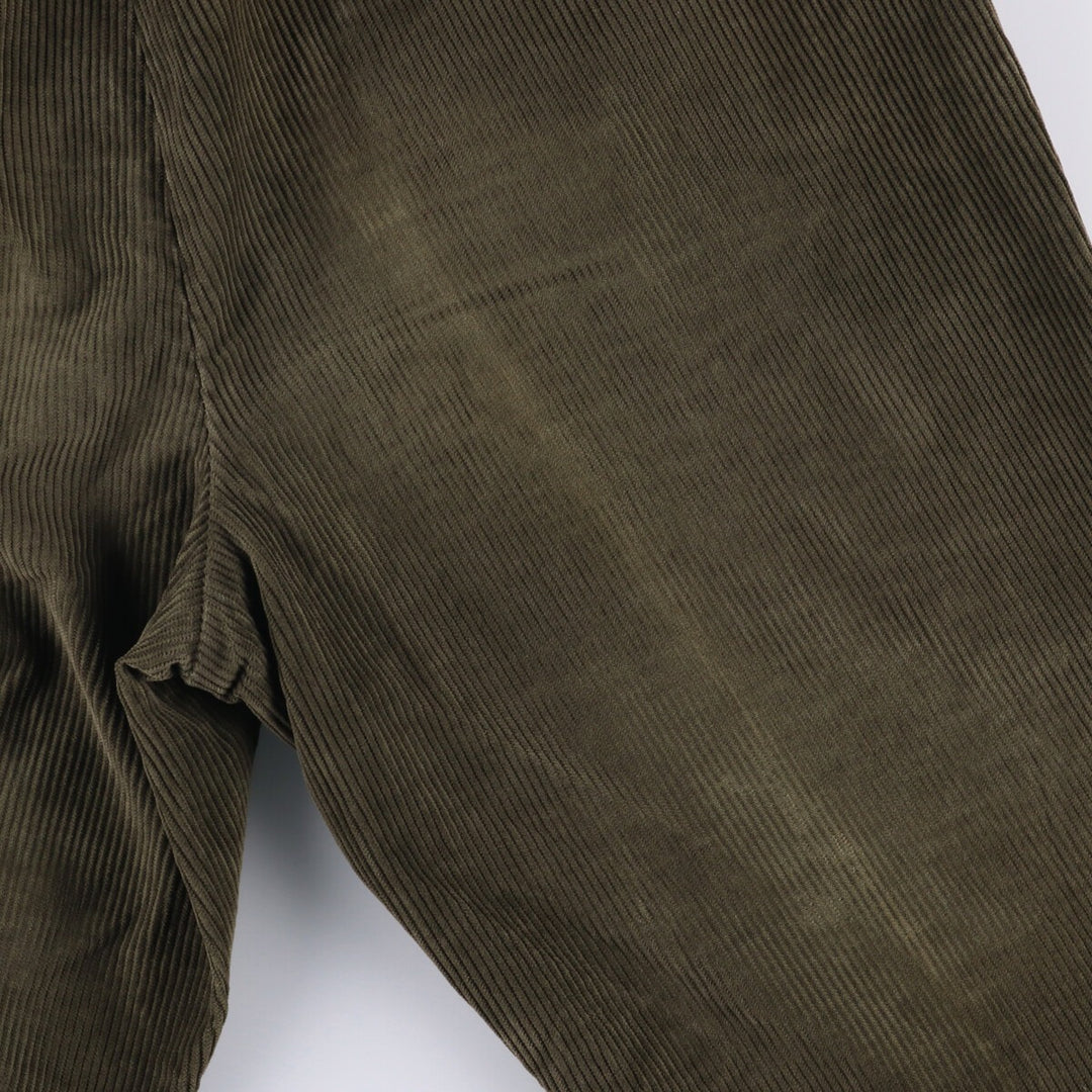 Brooks Brothers HUDSON Corduroy Pants, Men's, Size 36 cotton Khaki type Vintage Second Hand