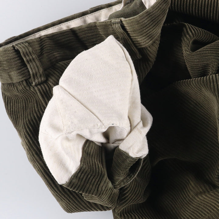 Brooks Brothers HUDSON Corduroy Pants, Men's, Size 36 cotton Khaki type Vintage Second Hand