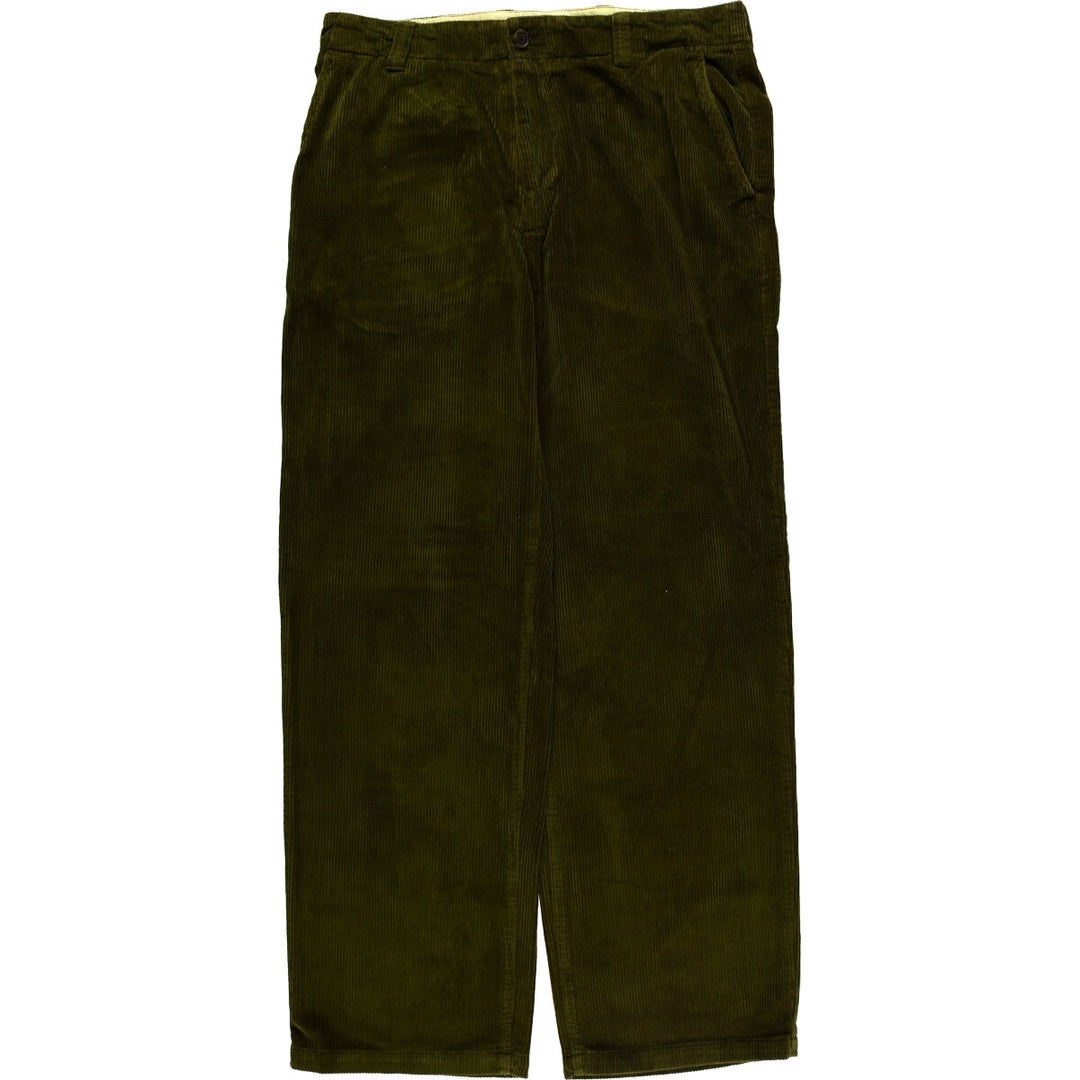 J.Crew Men's Corduroy Pants, Size W33 cotton Khaki type Vintage Second Hand