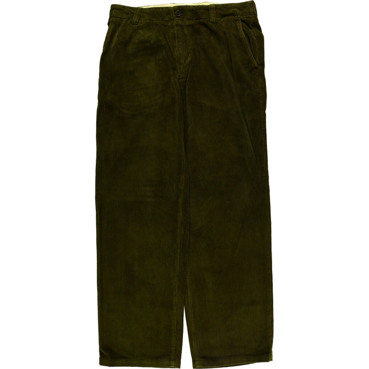 J.Crew Men's Corduroy Pants, Size W33 cotton Khaki type Vintage Second Hand