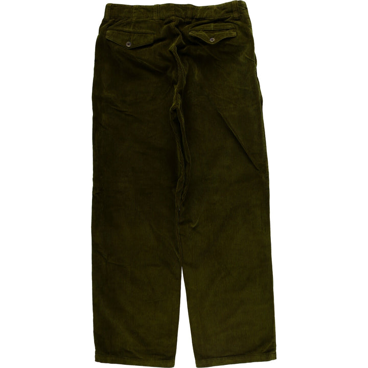 J.Crew Men's Corduroy Pants, Size W33 cotton Khaki type Vintage Second Hand