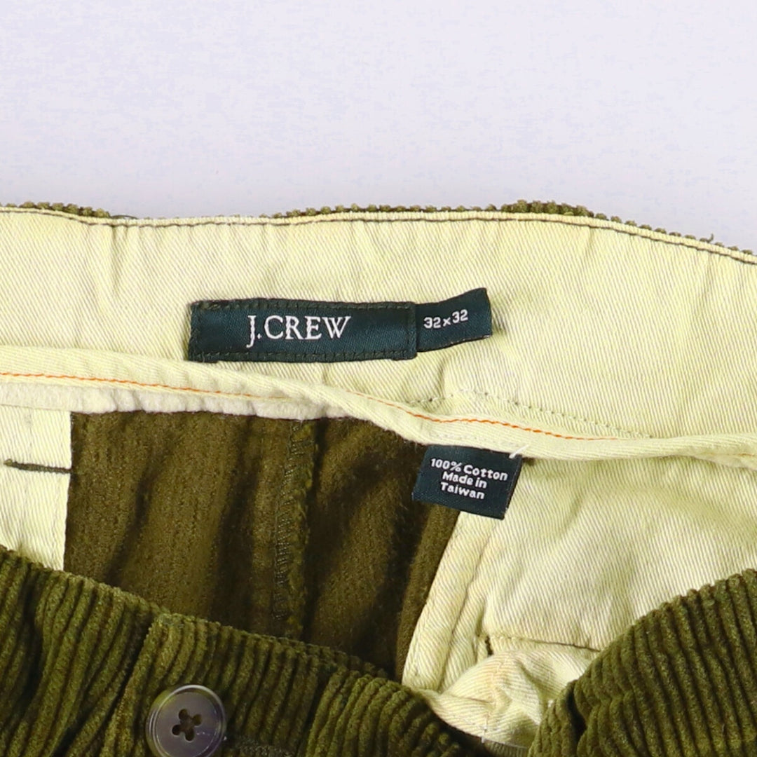 J.Crew Men's Corduroy Pants, Size W33 cotton Khaki type Vintage Second Hand