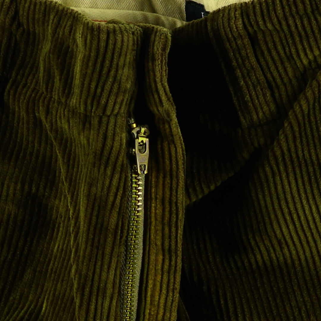 J.Crew Men's Corduroy Pants, Size W33 cotton Khaki type Vintage Second Hand