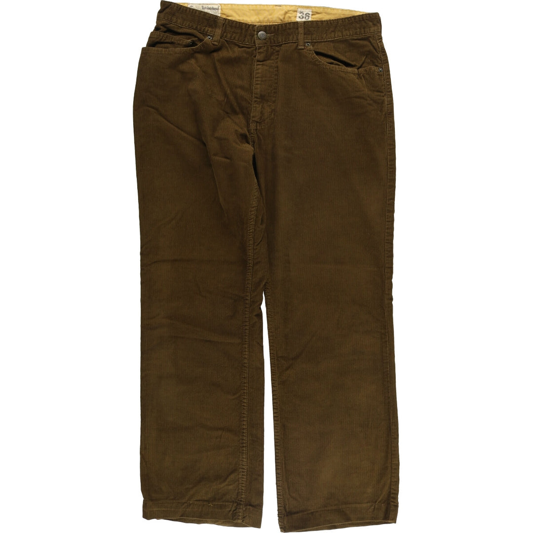 Timberland Men's Corduroy Pants, Size W37 cotton brown type Vintage Second Hand