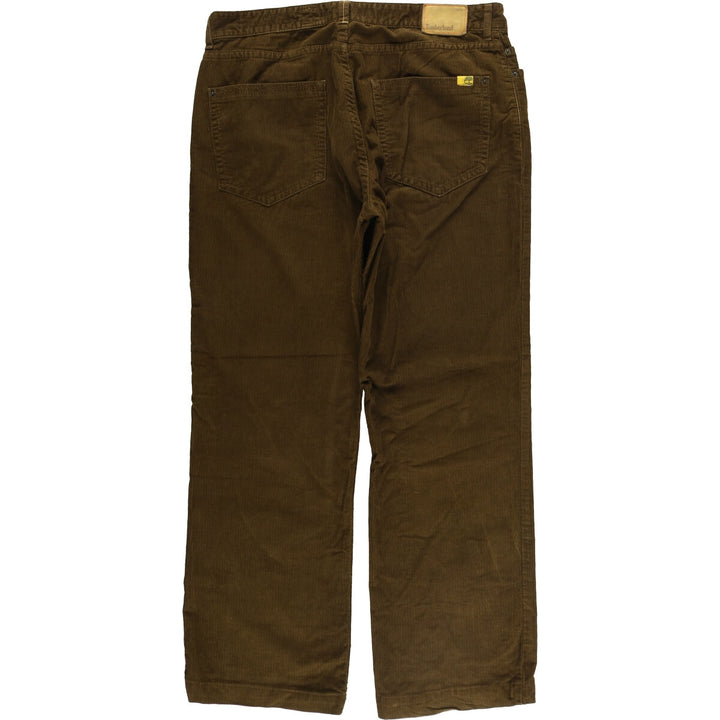 Timberland Men's Corduroy Pants, Size W37 cotton brown type Vintage Second Hand