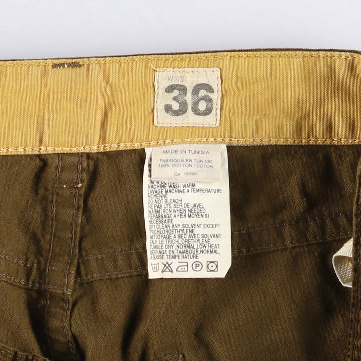 Timberland Men's Corduroy Pants, Size W37 cotton brown type Vintage Second Hand