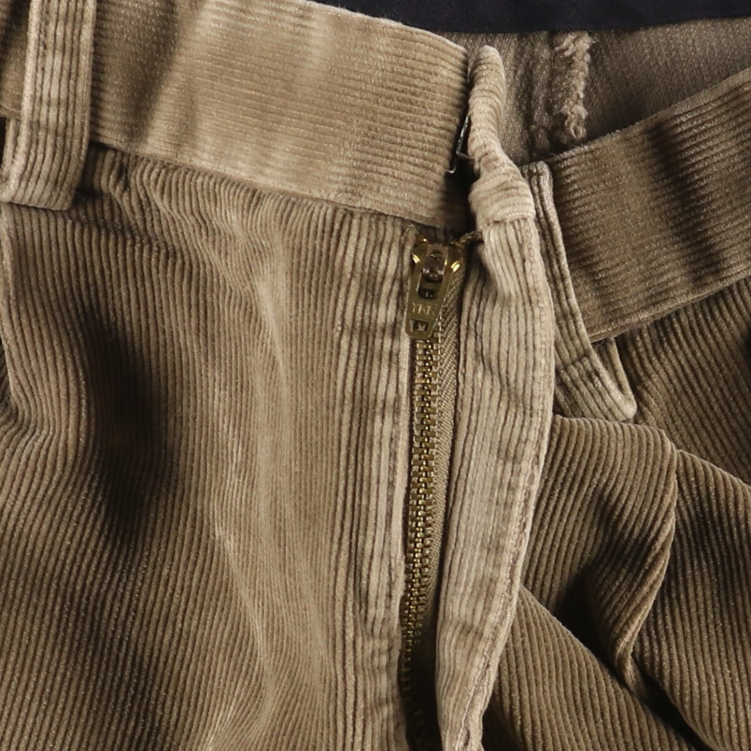 Dockers Pleated Relaxed Fit Two-Pleated Corduroy Pants, Men's, Size 34 cotton Beige type Vintage Second Hand
