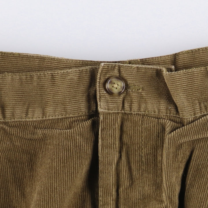 JOS.A.BANK CLASSIC COLLECTION Two-pleat Corduroy Pants, Men's, Size 34 cotton brown type Vintage Second Hand